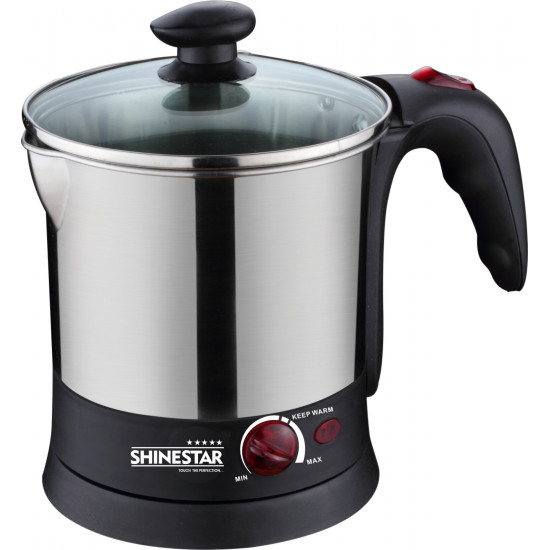 Shinestar Electric Multi Kettle SS936  (1.7Litres) 1500w Stainless Steel (Glass Lid)