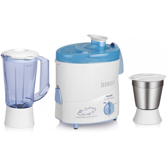 Philips HL1631 500 W Juicer Mixer Grinder (Blue, 2 Jars)