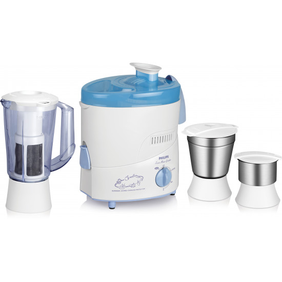 Philips HL1632 500 W Juicer Mixer Grinder (Blue, 3 Jars)