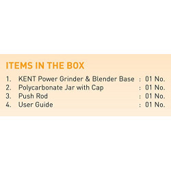 Kent 16003 2000 W Blender Mixer (Black & Yellow)