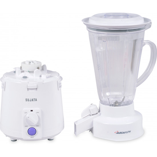 Sujata Megamix 900 W Mixer Grinder (White, 1 Jar)