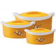 Milton Marvel Jr. Gift Set Pack of 3 Thermoware Casserole Set (450 ml, 1500 ml, 850 ml)