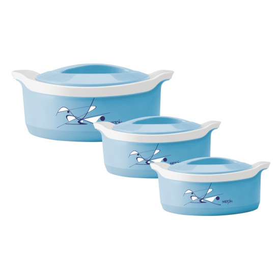 Milton Marvel Jr. Gift Set Pack of 3 Thermoware Casserole Set (450 ml, 1500 ml, 850 ml)