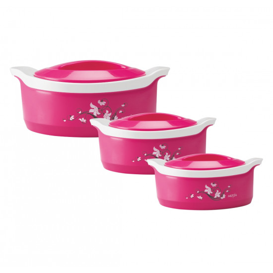 Milton Marvel Jr. Gift Set Pack of 3 Thermoware Casserole Set (450 ml, 1500 ml, 850 ml)