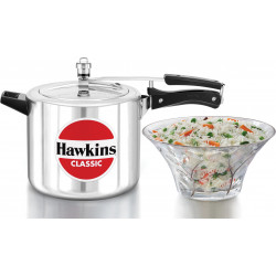 Hawkins Classic 6.5 L Pressure Cooker (Aluminium) CL65