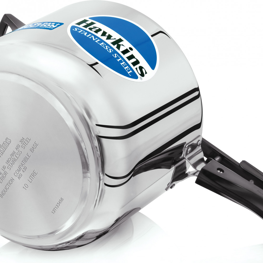 Hawkins Stainless Steel 10 Lits Induction Pressure Cooker HSS10