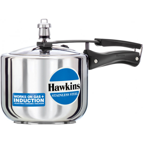 Hawkins Stainless Steel 3 Lits Induction Bace Pressure Cooker hss3t Tall