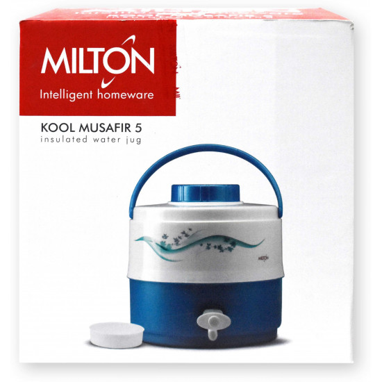 Milton 5 L Water Jug Kool Musafir (Plastic)